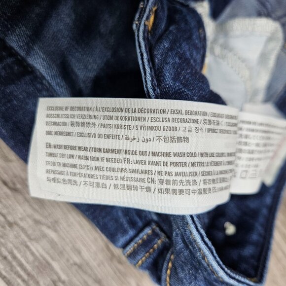 Hollister Jeans Womens 9R Blue High Rise Super Skinny Distressed Raw Hem - Picture 7 of 12